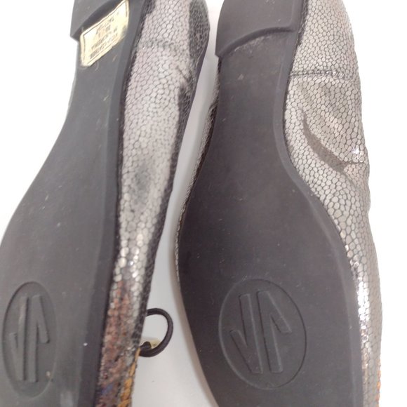 Owl (Wisdom) Vida Leather Embroidered Ballet Slippers Size 7 - Picture 8 of 14